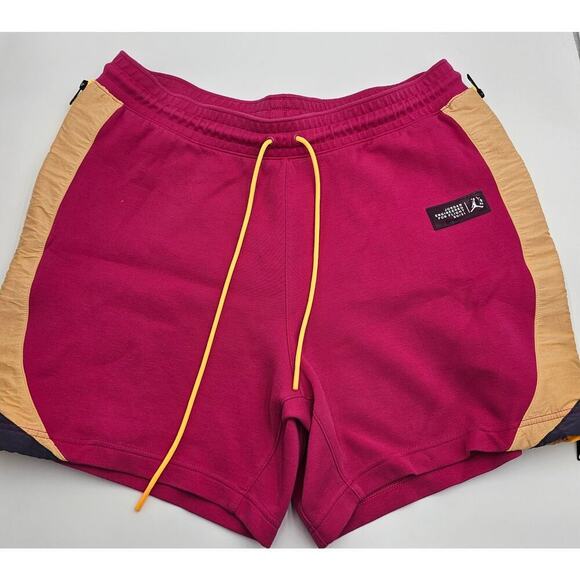 Nike Jordan 23 Men's 2XL Engineered Fleece Shorts Pink Fireberry Citron - Picture 1 of 8